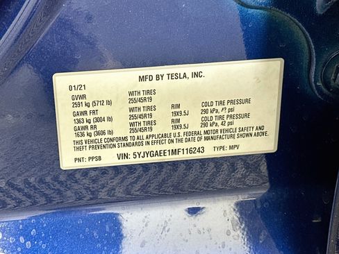 Used 2021 Tesla Model Y Long Range AWD/4WD image 12