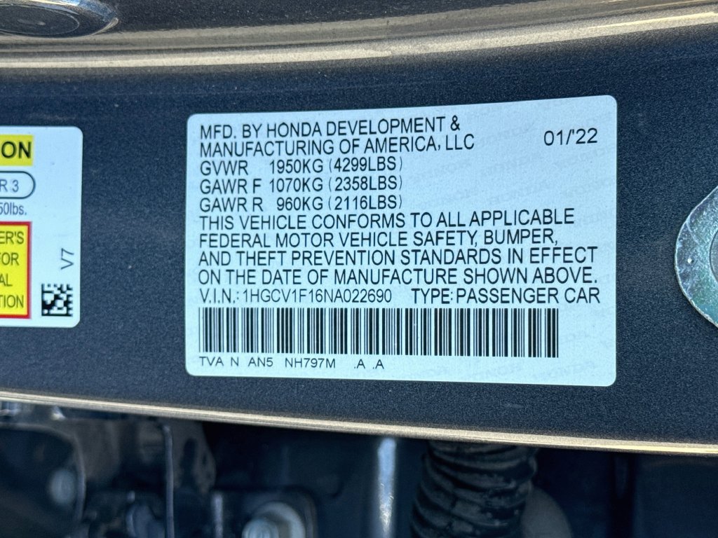 Used 2022 Honda Accord LX image 42