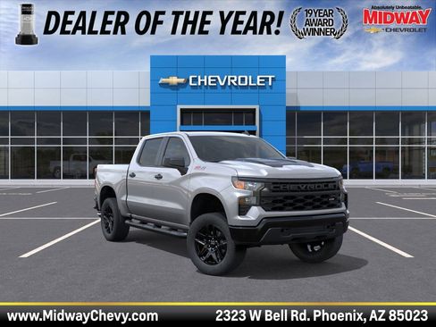 New 2026 Chevrolet Silverado 1500 Custom Trail Boss w/ Turbomax Blackout Package image 1