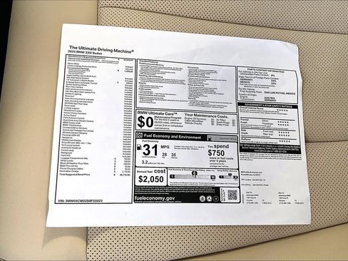 Used 2025 BMW 330i Sedan w/ Convenience Package image 22