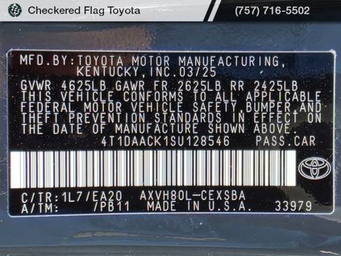 Certified 2025 Toyota Camry SE image 22