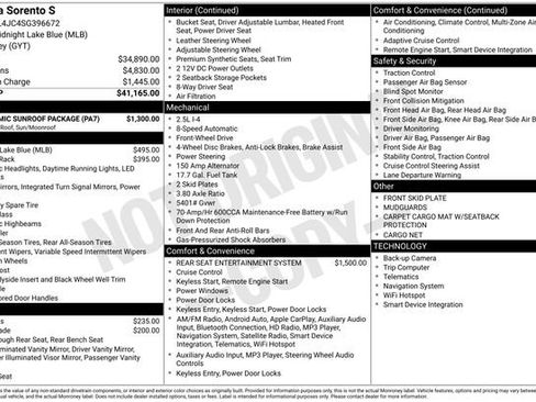 New 2025 Kia Sorento S w/ Panoramic Sunroof Package FWD image 27