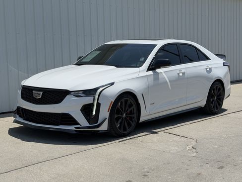 Used 2022 Cadillac CT4 V Blackwing w/ Carbon Fiber 1 Package RWD image 1