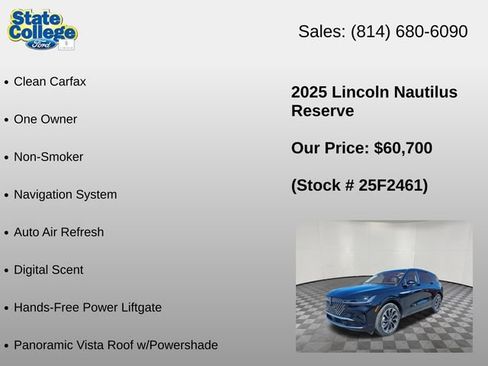 Used 2025 Lincoln Nautilus Reserve AWD/4WD image 12