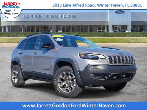 Used 2022 Jeep Cherokee Trailhawk w/ Sun, Sound & Nav Group image 1