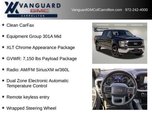 Used 2023 Ford F150 XLT w/ Equipment Group 301A Mid AWD/4WD image 6