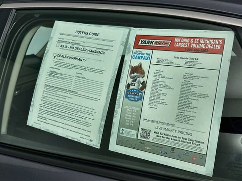 Used 2025 Honda Civic LX image 13