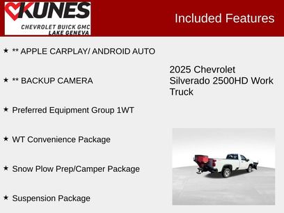 New 2025 Chevrolet Silverado 2500 W/T w/ WT Convenience Package
