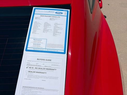 Used 2020 Chevrolet Camaro LT w/ Technology Package RWD image 28