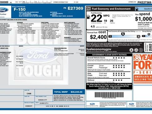 Used 2015 Ford F150 XL w/ Trailer Tow Package RWD image 2