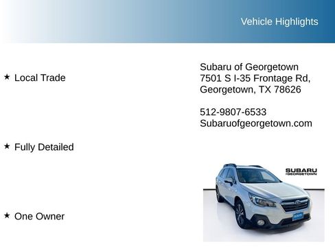 Used 2019 Subaru Outback 2.5i Limited image 9