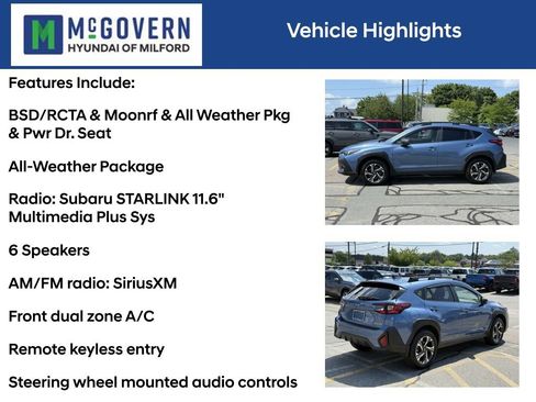 Used 2024 Subaru Crosstrek 2.0i Premium AWD/4WD image 4