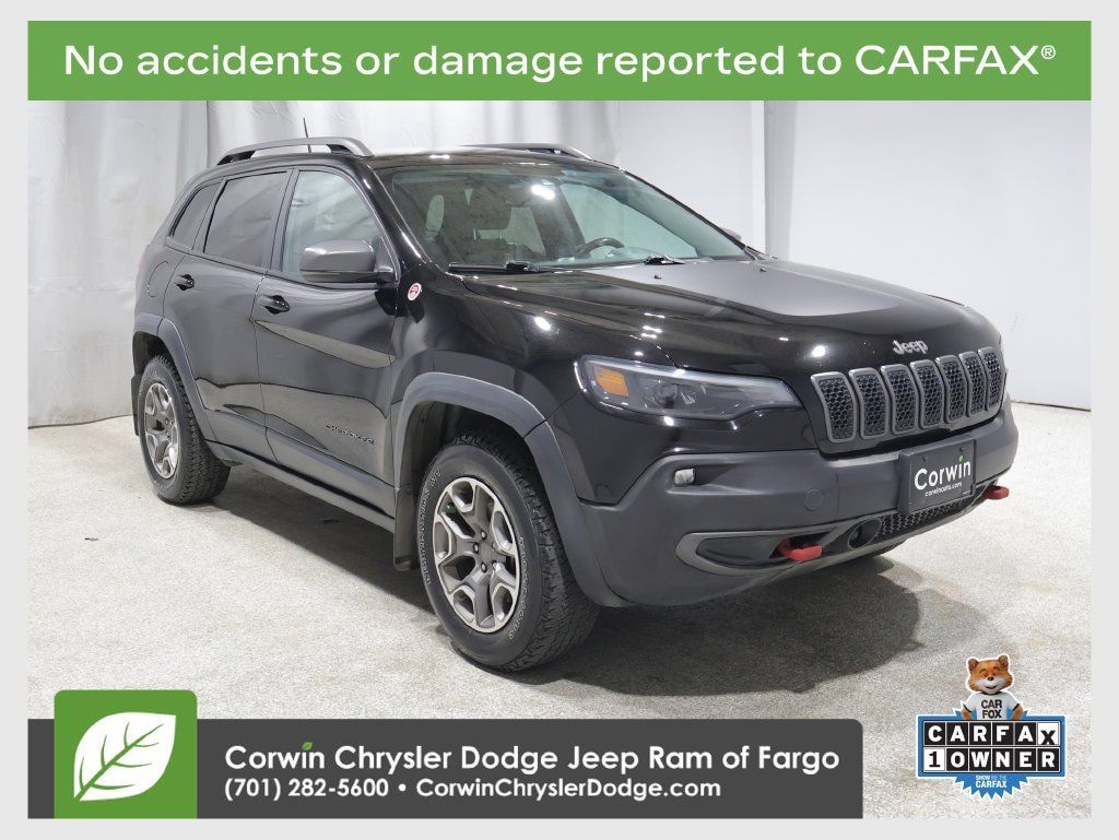 Used 2021 Jeep Cherokee Trailhawk w/ Comfort/Convenience Group AWD/4WD image 1