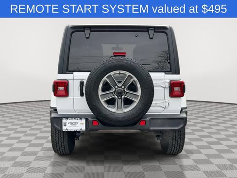Used 2022 Jeep Wrangler Unlimited Sahara w/ LED Lighting Group AWD/4WD image 7