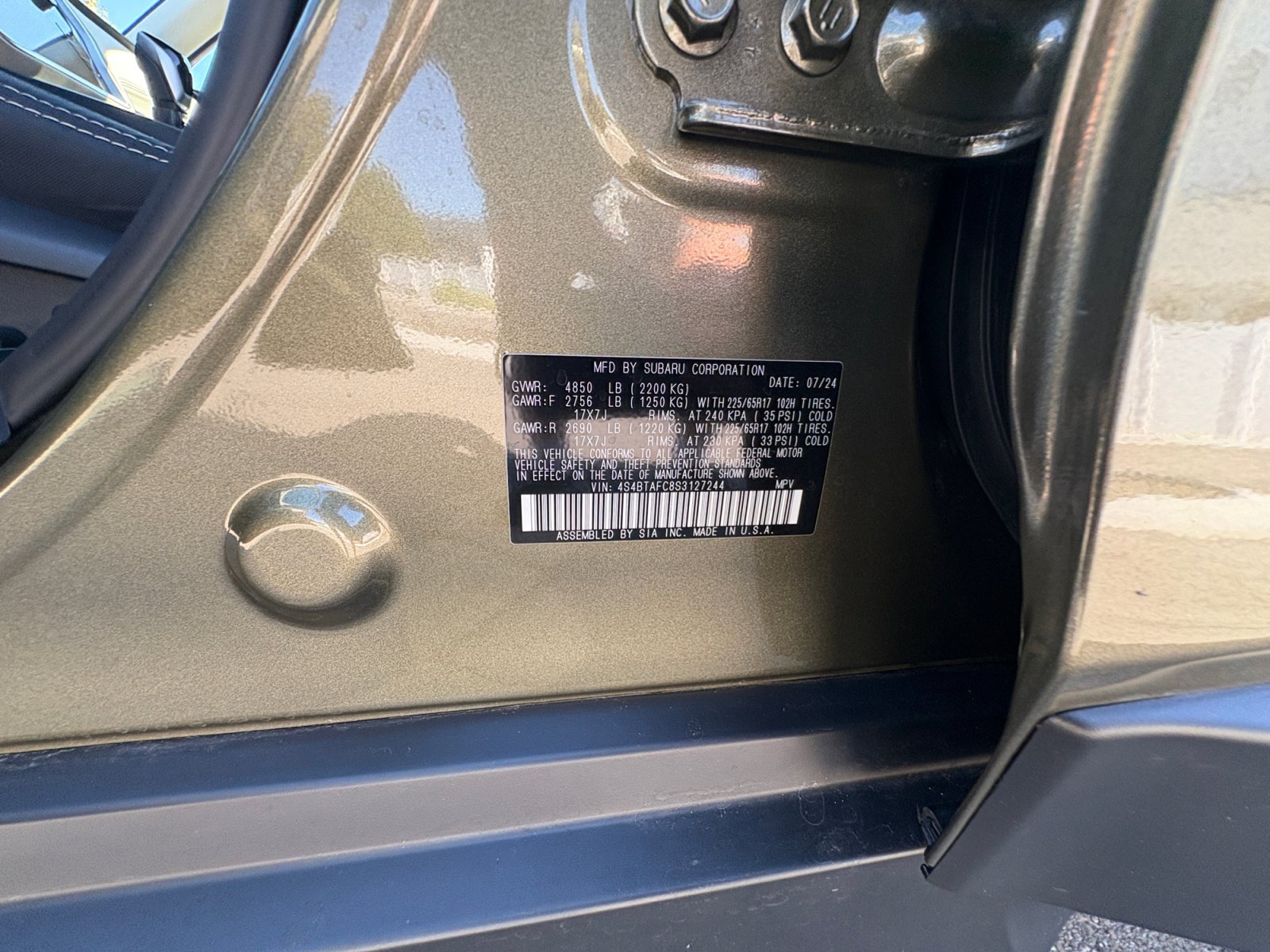 Certified 2025 Subaru Outback Premium AWD/4WD image 25