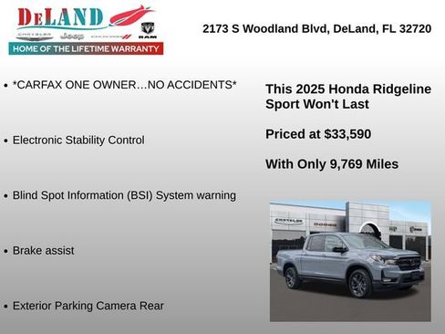 Used 2025 Honda Ridgeline Sport image 7