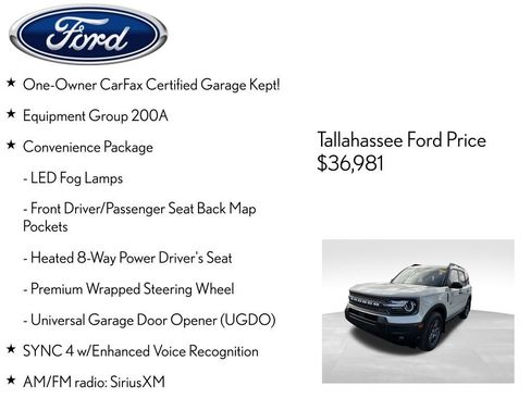 Used 2025 Ford Bronco Sport Big Bend w/ Convenience Package image 4