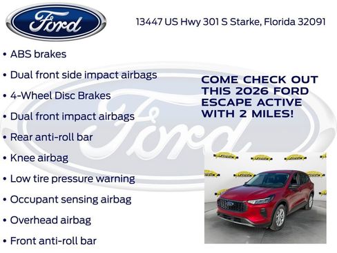 New 2026 Ford Escape Active w/ Tech Pack #1 FWD image 25