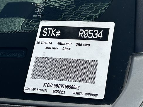 Certified 2026 Toyota 4Runner SR5 AWD/4WD image 33