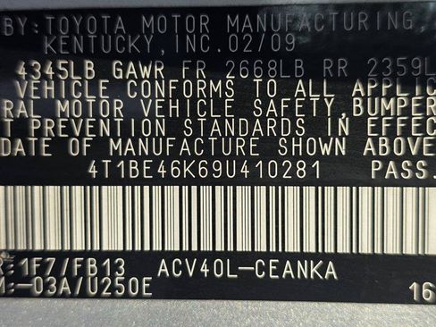 Used 2009 Toyota Camry SE FWD image 22