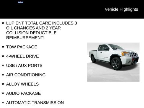 Used 2015 Nissan Titan SV w/ SV Value Truck Package AWD/4WD image 7