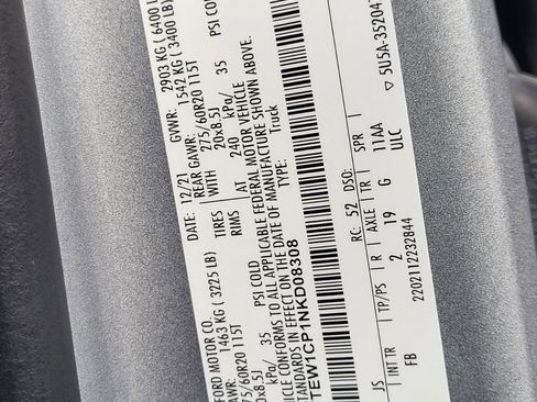 Certified 2022 Ford F150 XLT w/ Equipment Group 302A High image 35