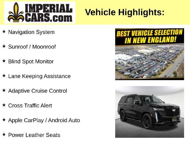 Used 2023 Cadillac Escalade Sport w/ LPO, ONYX Package AWD/4WD image 3