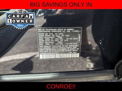 Certified 2024 Volkswagen Atlas SE FWD image 29
