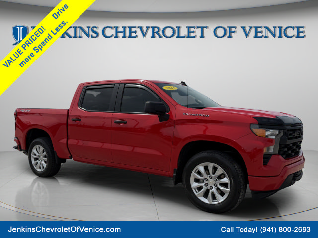 Used 2024 Chevrolet Silverado 1500 Custom AWD/4WD image 1