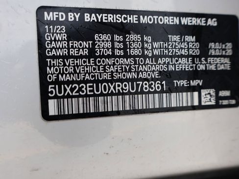 Used 2024 BMW X5 xDrive40i w/ Parking Assistance Package AWD/4WD image 43