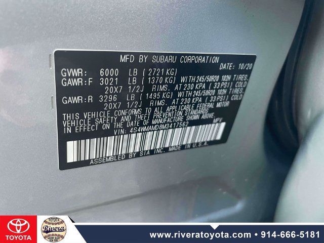 Used 2021 Subaru Ascent Limited AWD/4WD image 21