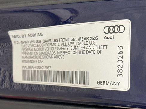 Certified 2022 Audi A4 2.0T Premium Plus w/ Premium Plus Package AWD/4WD image 31