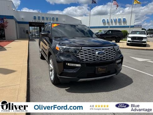 Certified 2022 Ford Explorer Platinum w/ Equipment Group 601A AWD/4WD image 1