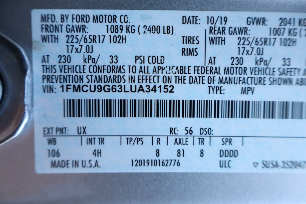 Used 2020 Ford Escape SE AWD/4WD image 46