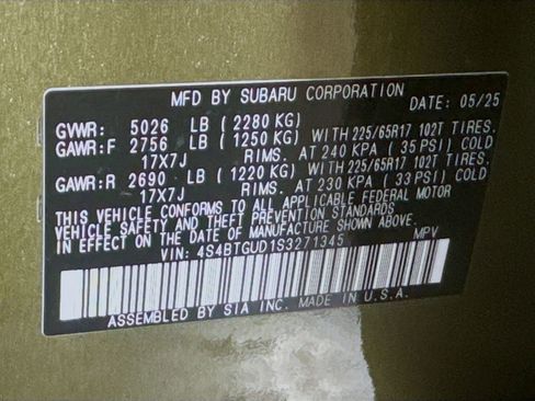 Certified 2025 Subaru Outback Wilderness image 42