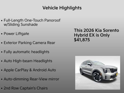 New 2026 Kia Sorento EX image 10