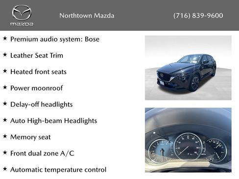 Certified 2022 MAZDA CX-5 AWD 2.5 S w/ Premium Package image 2