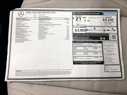 New 2026 Mercedes-Benz GLS 450 4MATIC image 19