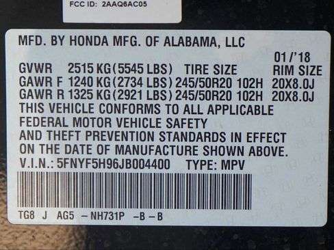 Used 2018 Honda Pilot Touring image 30