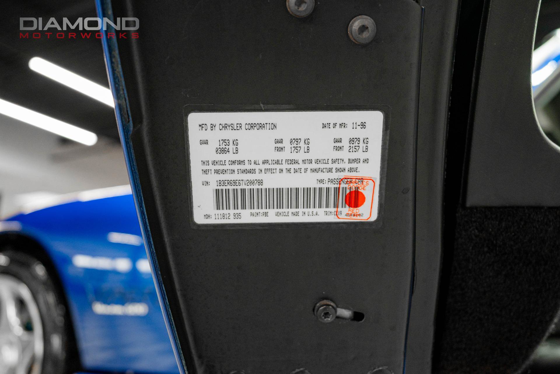 Used 1996 Dodge Viper GTS RWD image 82
