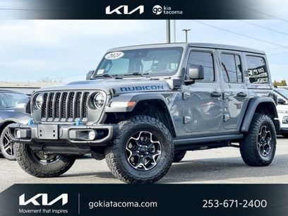 Used 2021 Jeep Wrangler Unlimited Rubicon 4xe w/ Steel Bumper Group