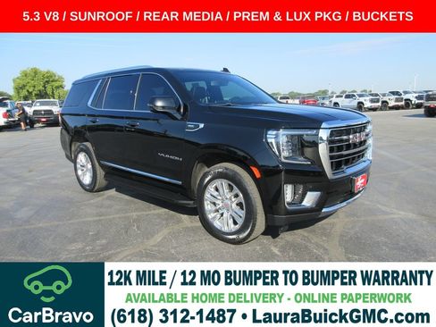Certified 2021 GMC Yukon SLT w/ SLT Premium Package AWD/4WD image 1