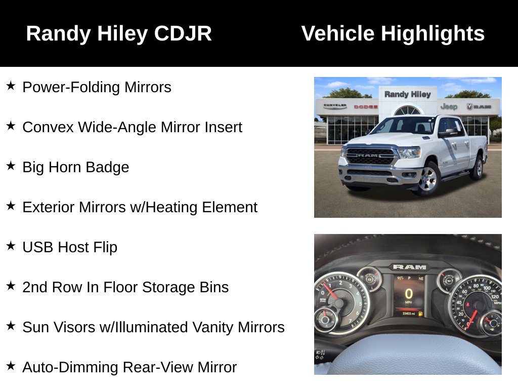 Used 2022 RAM 1500 Big Horn RWD image 15