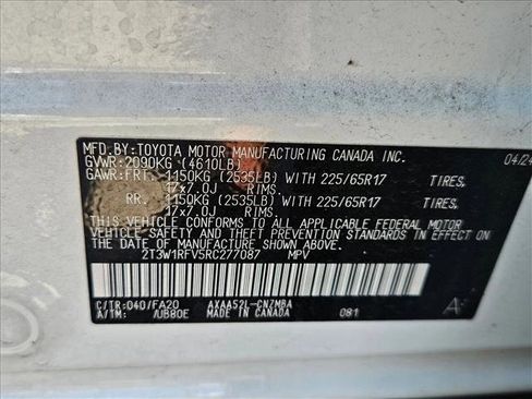 Used 2024 Toyota RAV4 XLE w/ Convenience Package FWD image 15