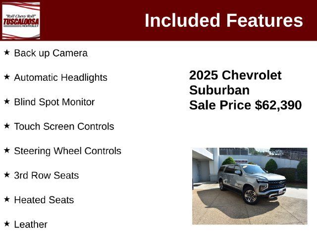 Used 2025 Chevrolet Suburban Z71 w/ Comfort Package AWD/4WD image 6