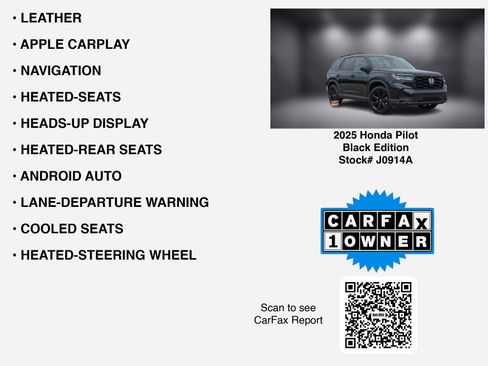 Used 2025 Honda Pilot Black Edition image 7