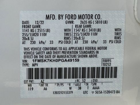 Used 2023 Ford Explorer ST-Line w/ Class IV Trailer Tow Package RWD image 28