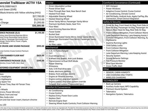 Used 2025 Chevrolet TrailBlazer ACTIV w/ Convenience Package FWD image 5