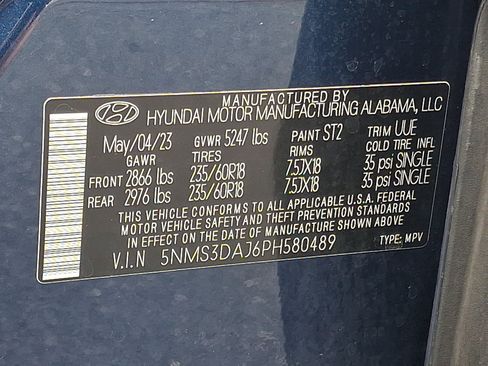 Certified 2023 Hyundai Santa Fe SEL w/ Premium Package AWD/4WD image 27