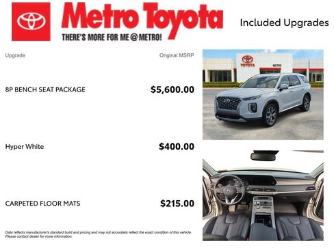Used 2022 Hyundai Palisade SEL w/ 8P Bench Seat Package AWD/4WD image 4